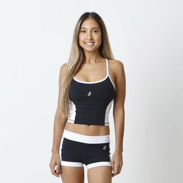 Black Ladies Crop Top