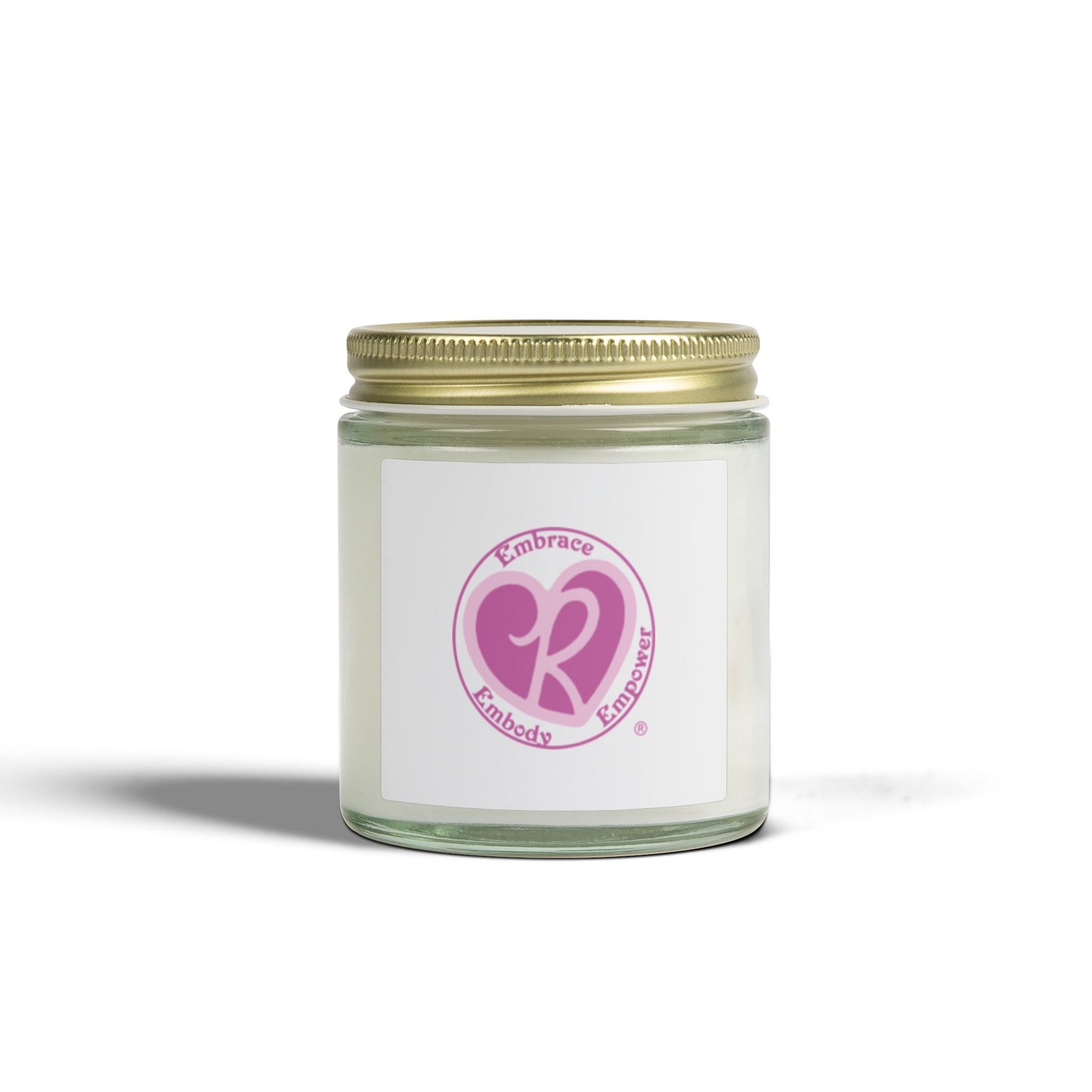 Coconut Apricot Scented Candle — 4oz & 9oz Soy Blend Jar (Embrace, Relax)